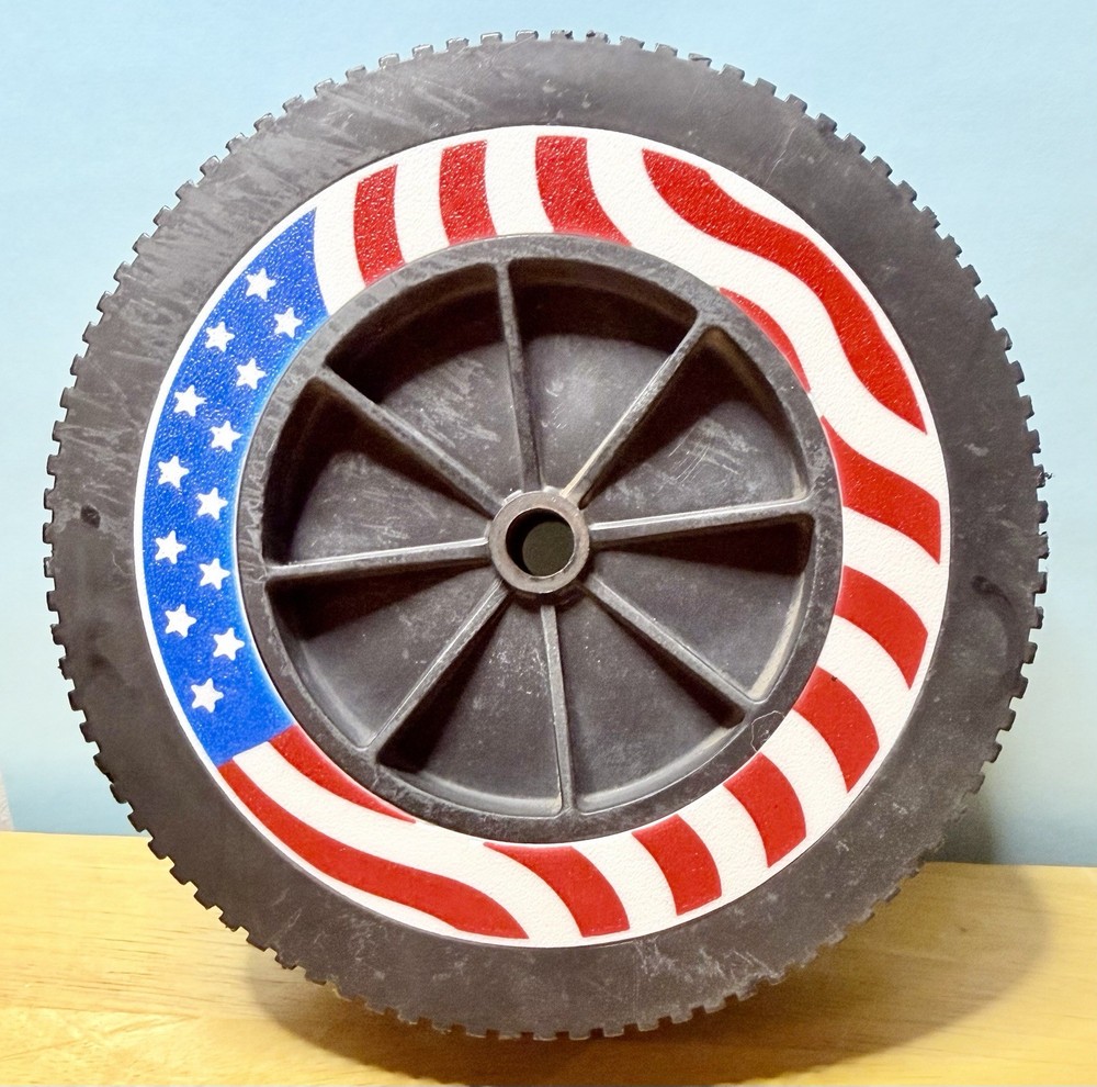 Patriotic - Custom made Weber Kettle 6 Inch Wheel inserts