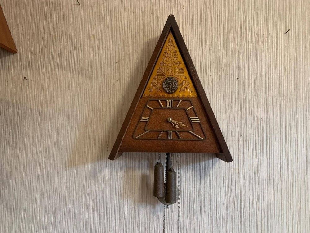 Soviet Vintage Cuckoo clock, USSR clock, Soviet working clock, Mechanical clock