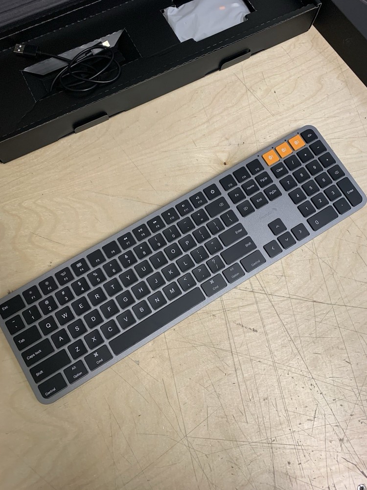 ProtoArc Backlit Bluetooth Keyboard & Mouse KM100-A for Mac Full Size Wireless