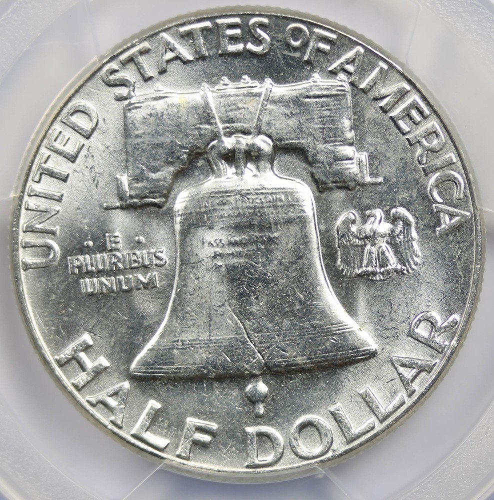 1963 Franklin Half Dollar 50C MS 64 PCGS