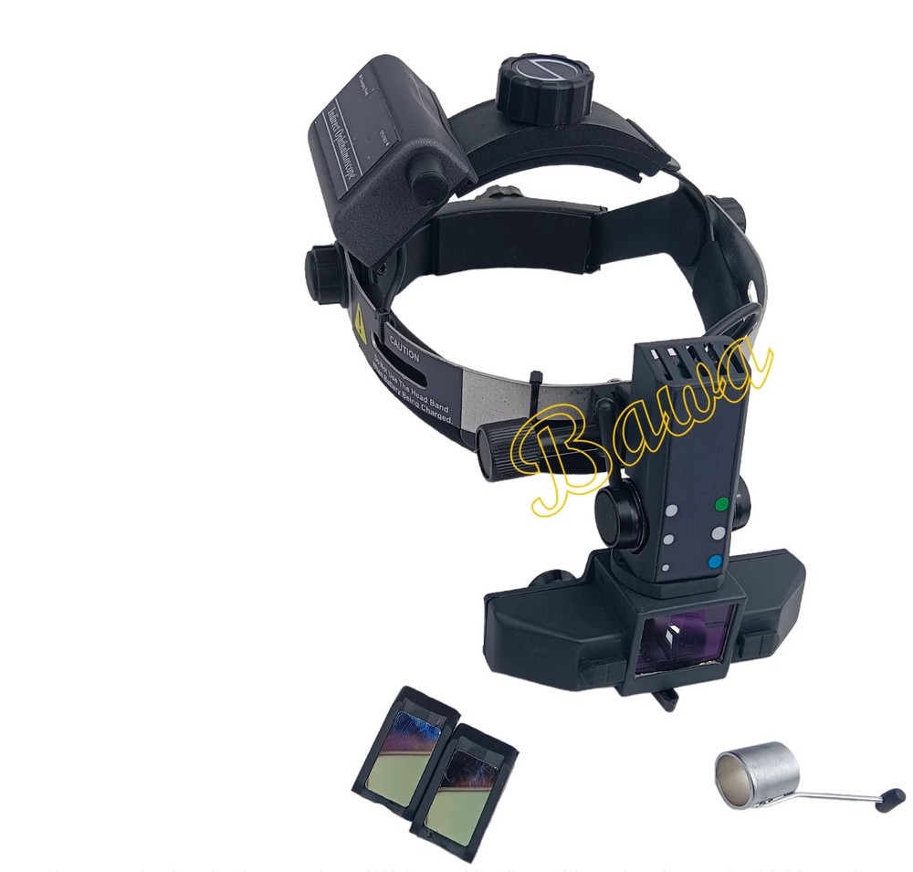 Multi Filter Indirect Ophthalmoscope Binocular Ophthalmology Tool With Case