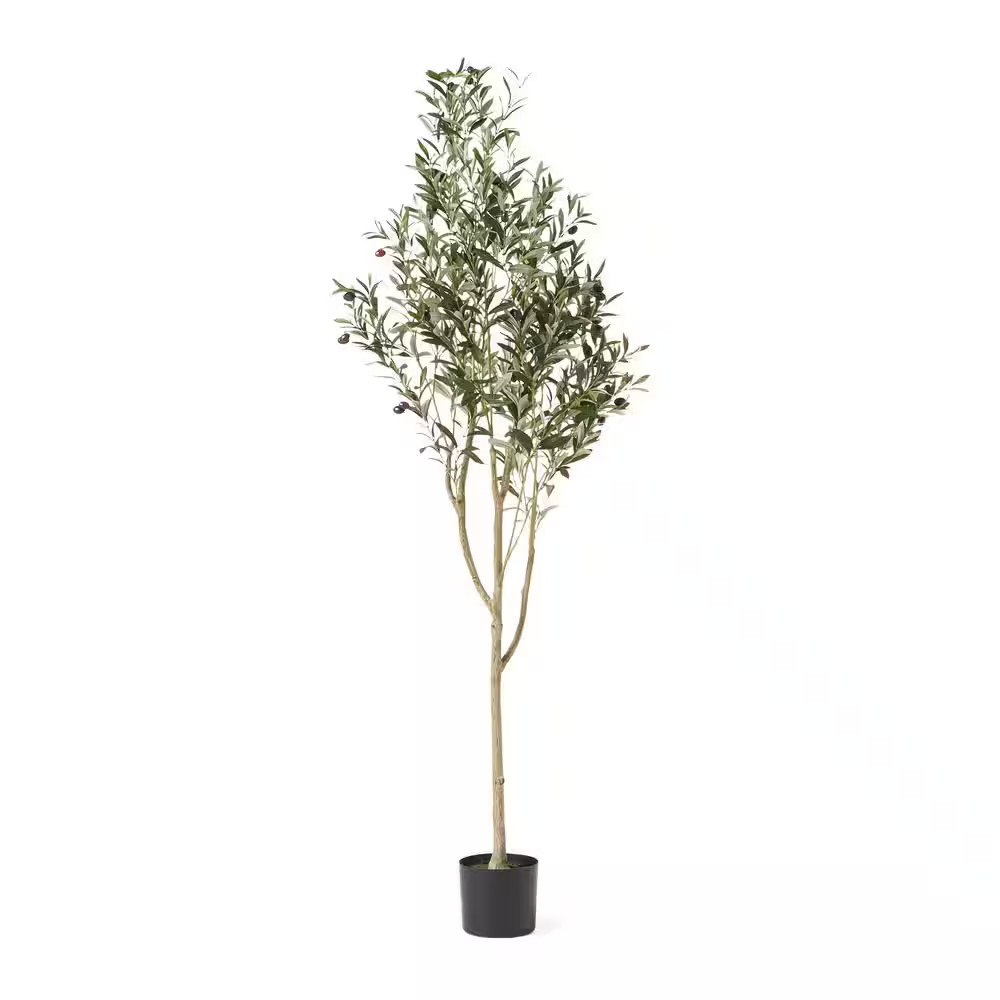 Tigue 6 Ft. Green Artificial Olive Tree