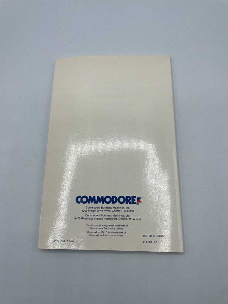 Commodore 1541 II Disk Drive Users Guide