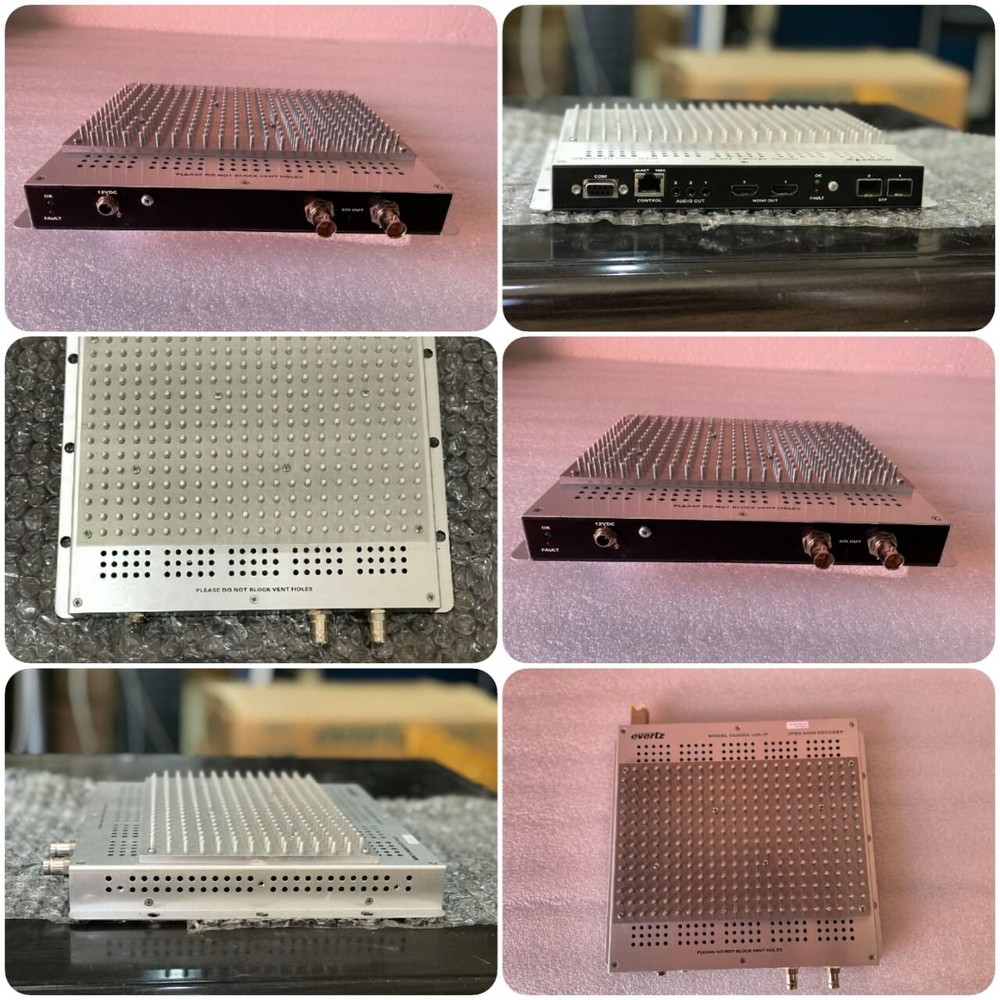 EVERTZ 2430RX-J2K-IP STAND ALONE RECEIVER JPEG 2000 DECODIR
