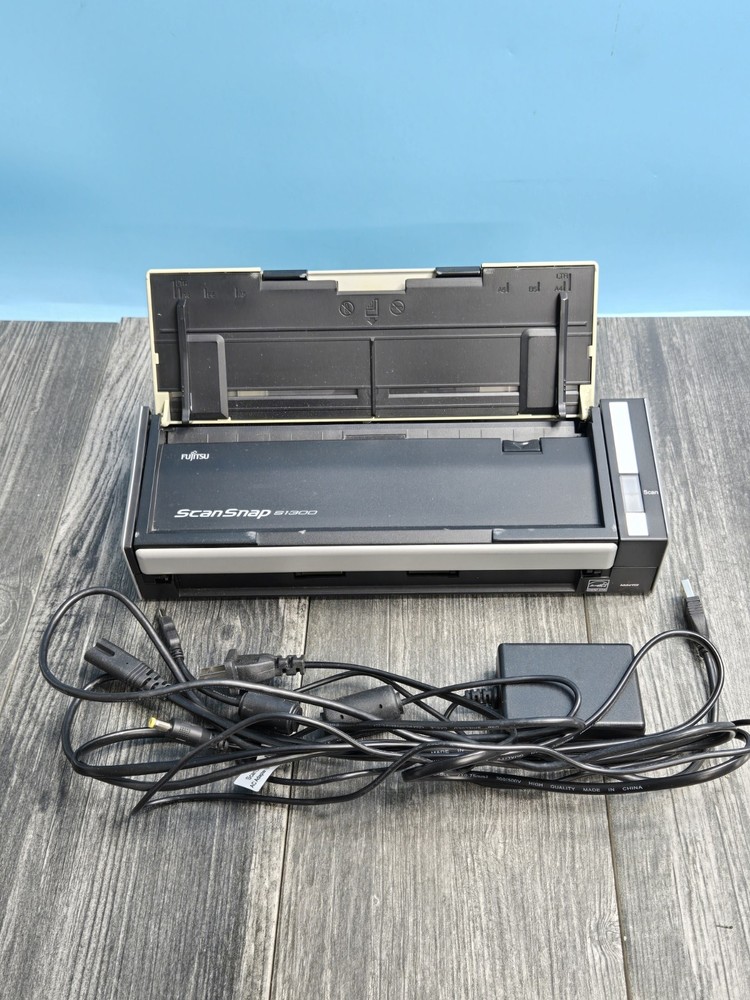 Fujitsu ScanSnap S1300i Document Scanner w/ Power & USB Cable