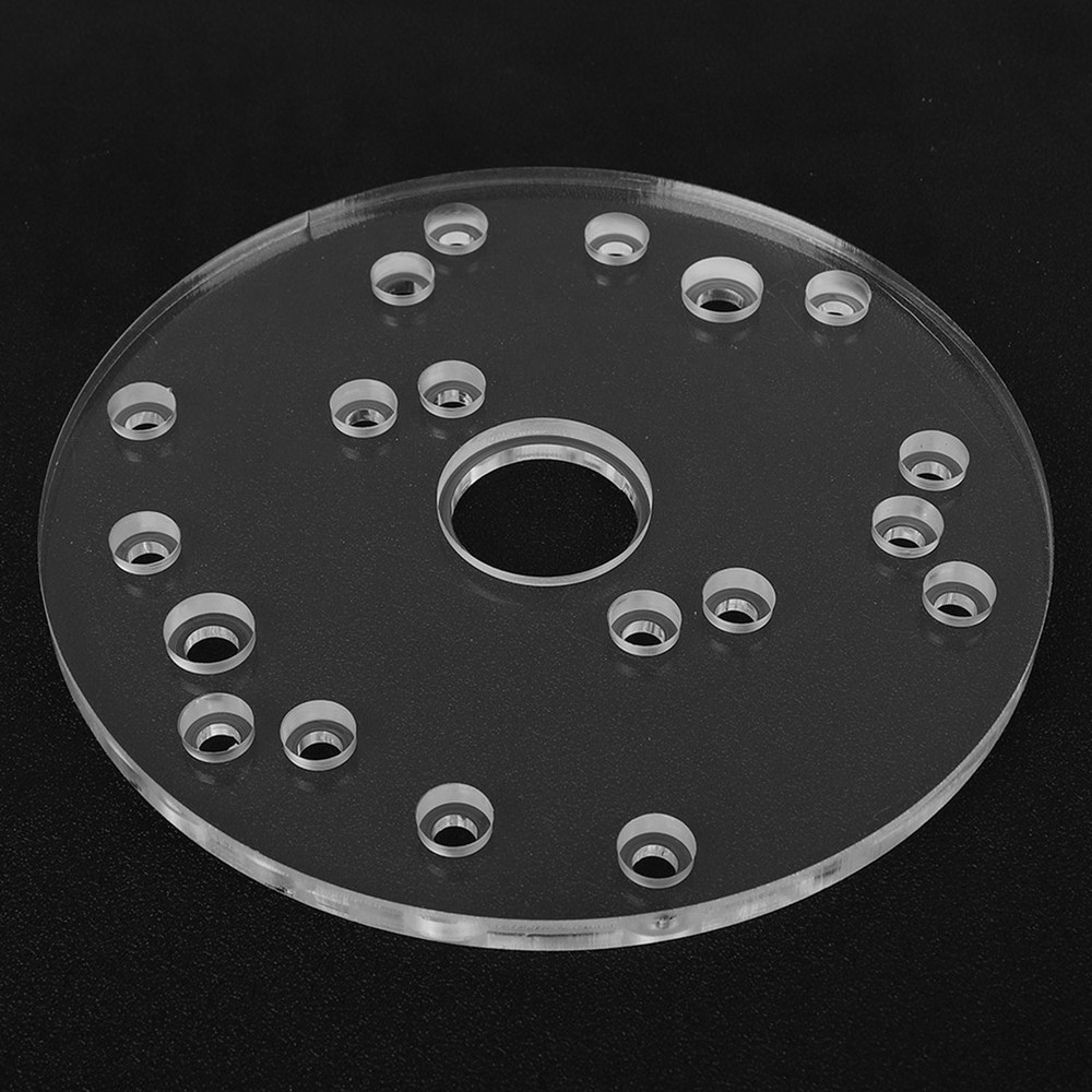 Universal Router Table Base Plate Router Acrylic Base Plate With Centering NY