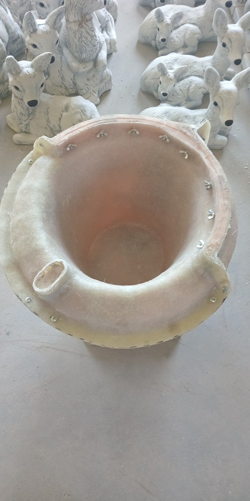 Polyurethane flexible mold with a plastic frame"Flowerpot grapes"