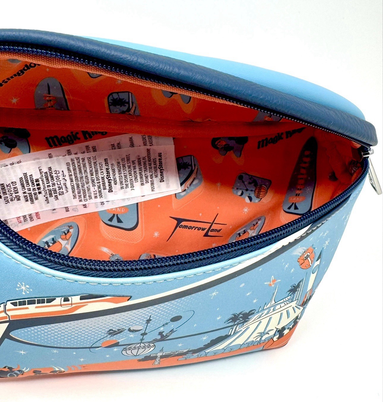Disney Loungefly Disneyland Tomorrowland Space Mountain Retro Hip Fanny Pack NEW