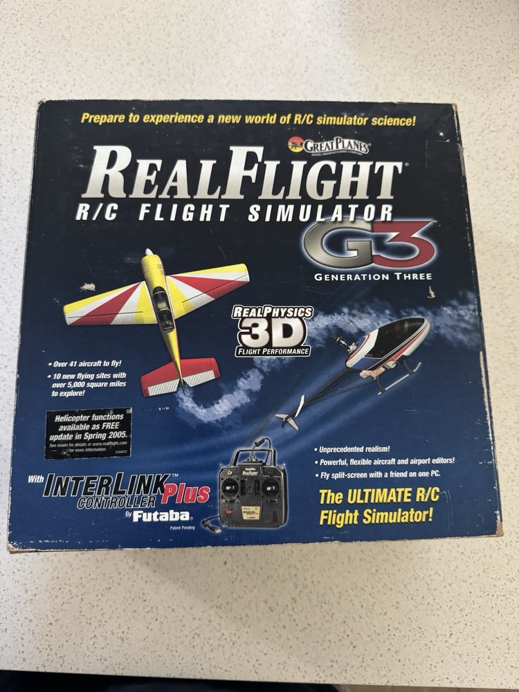 Great Planes Real Flight R/C Flight Simulator G3 Interlink Controller Only