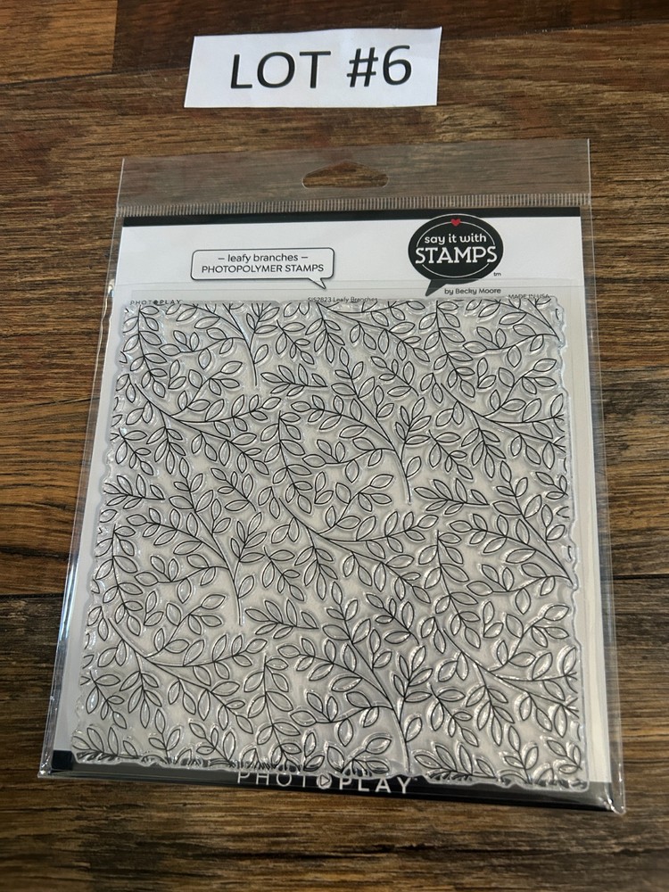 Six 6X6 Stamps - CARD MAKING SCRAPBOOKING