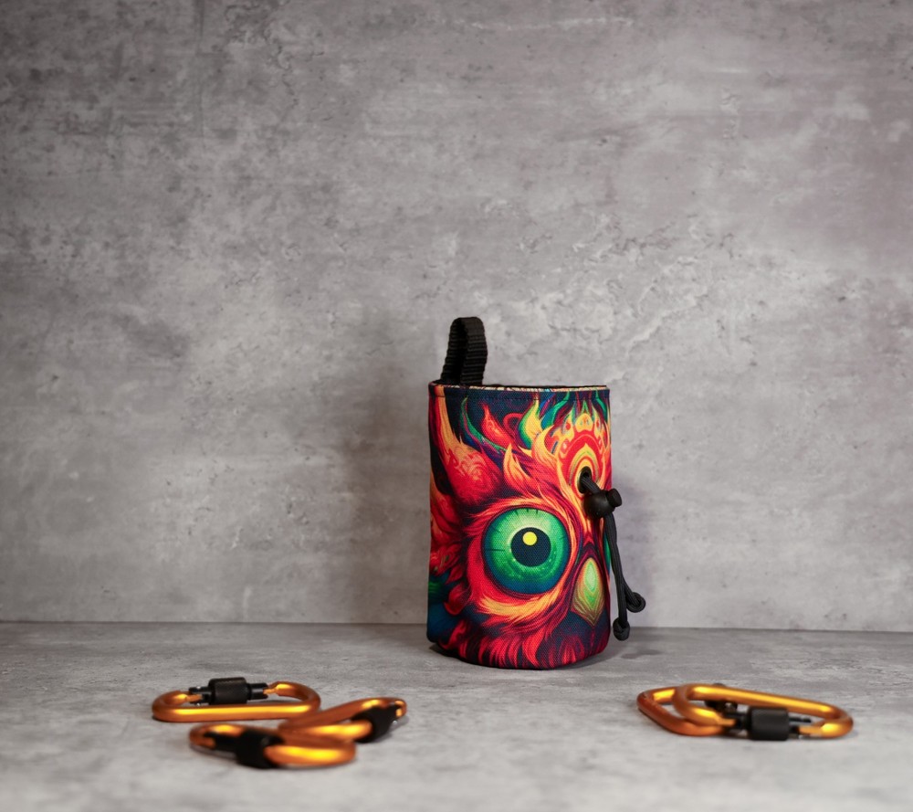 Fire Owl Chalk Bag | Ignite Your Climb