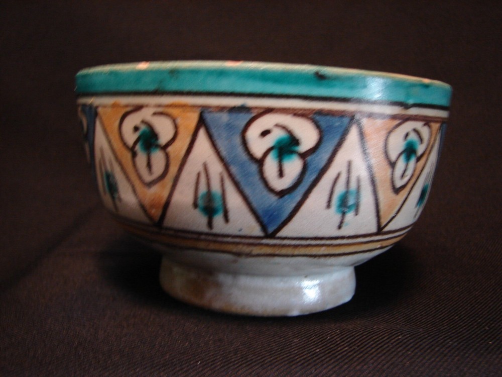Vintage Signed Pottery Bowl