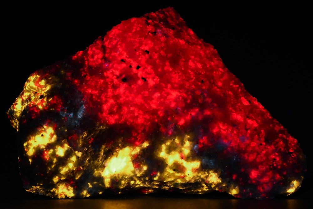 Fluorescent Ruby, Scapolite from China