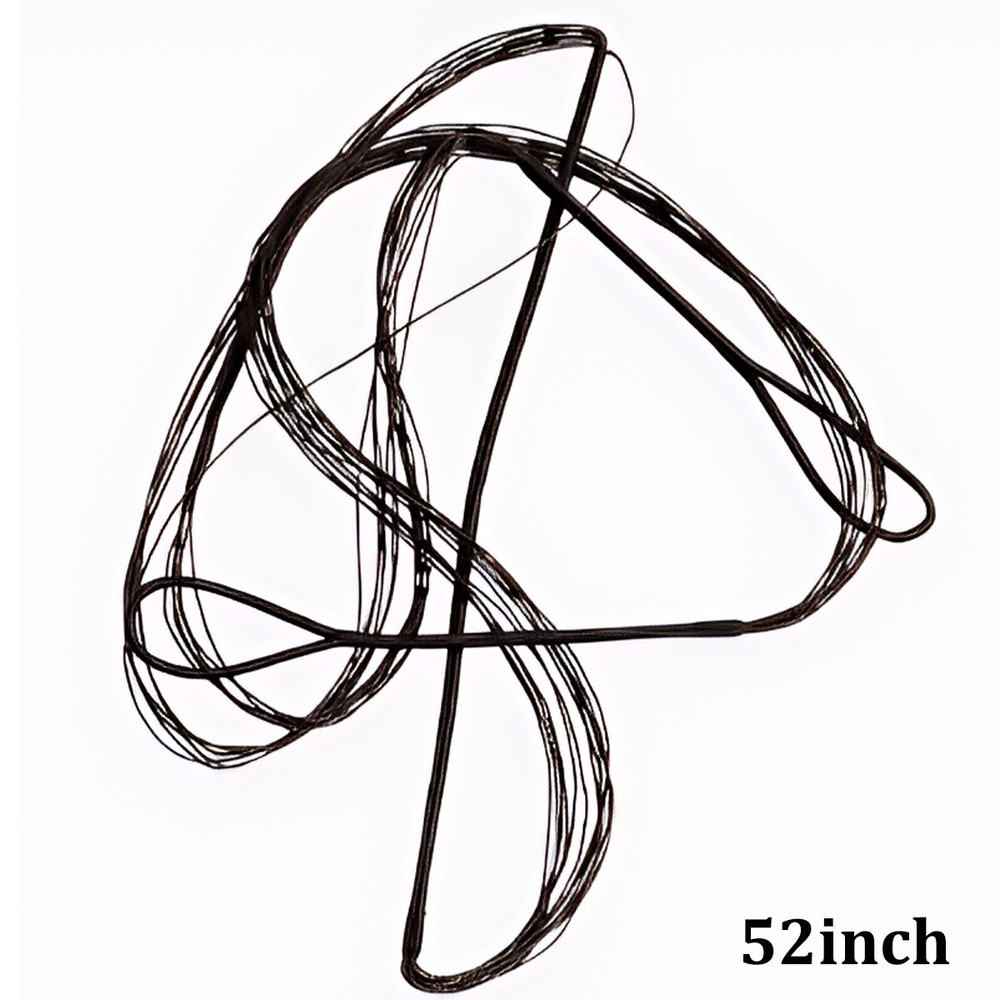 12 Strands Bow String Replacement for 57" Recurve Bow and Long Bow Bowstrings