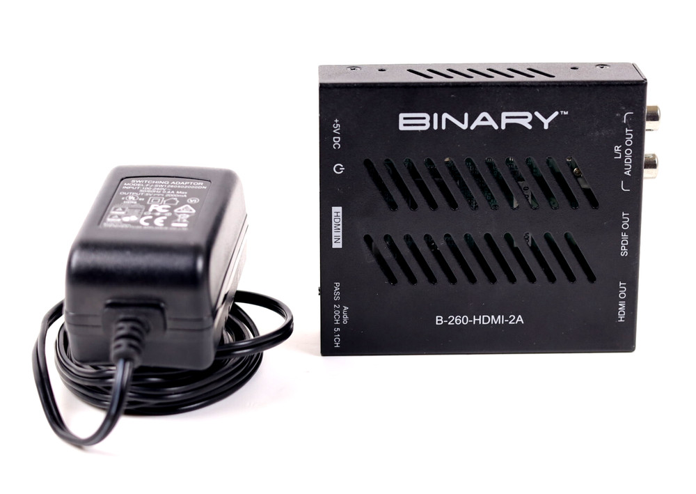 Binary B-260-HDMI-2A 260-Series 4K HDR Audio Extractor p706