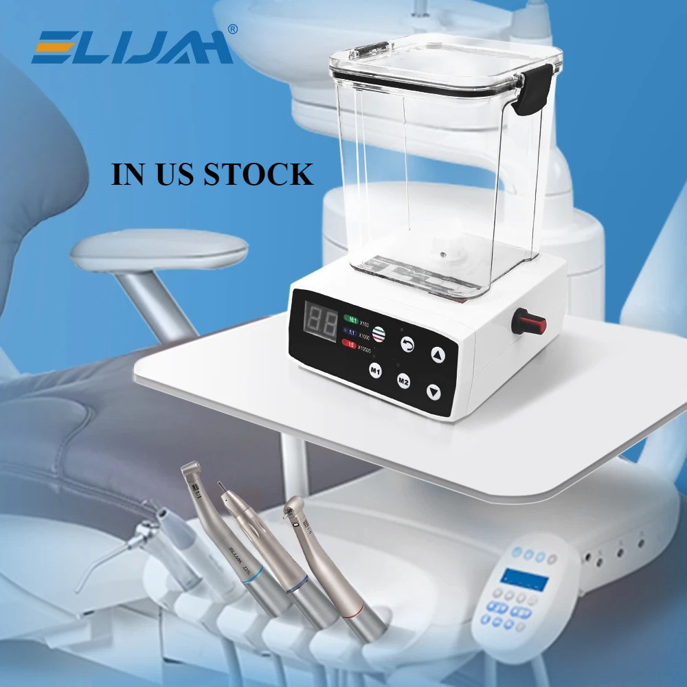 Dental Brushless LED Electric Motor with Water Tank 1:5/1:1/1:4.2 LED Handpiece