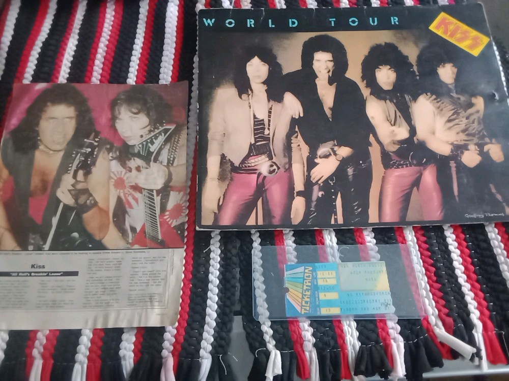 Kiss 💋 Ticket Stub History 🎸 Lick It Up Tour, 3-1-84, New Haven Connecticut