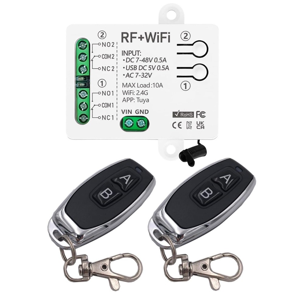 DieseRC Tuya 2 Channels WiFi Smart Switch