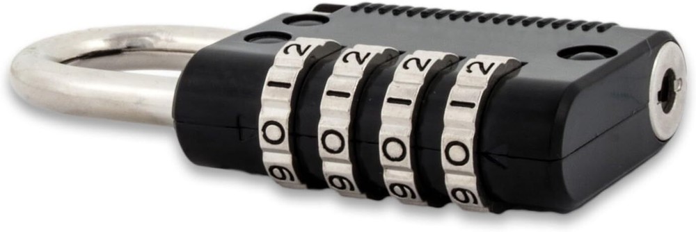 FJM Security SX-575 Locker Combination Padlock with Key Override and Code