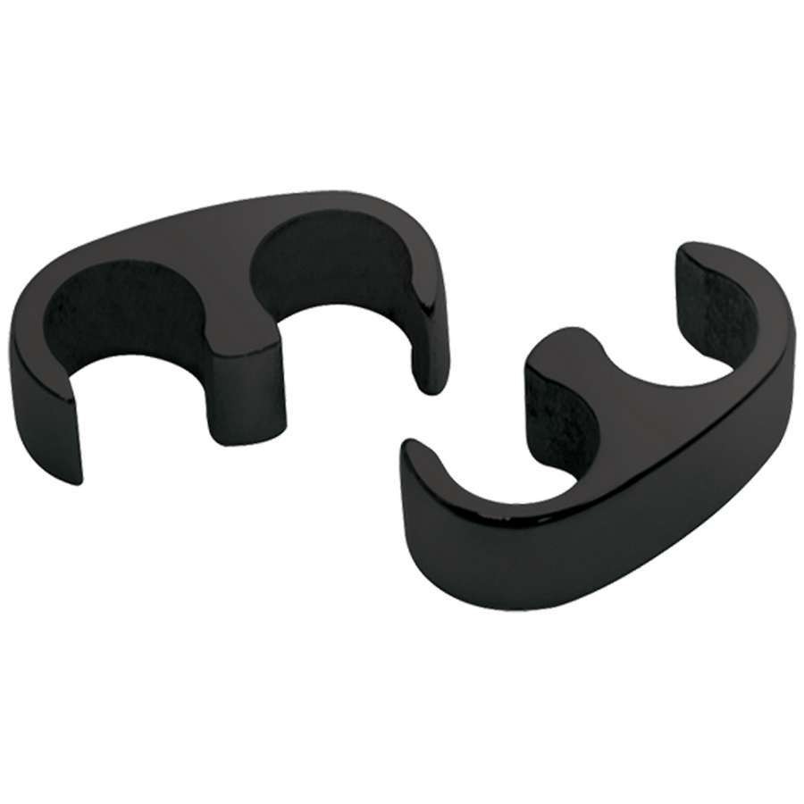 Billet Specialties 69682, 2 Pack 2 Wire Separator Floating Black Pair Performanc
