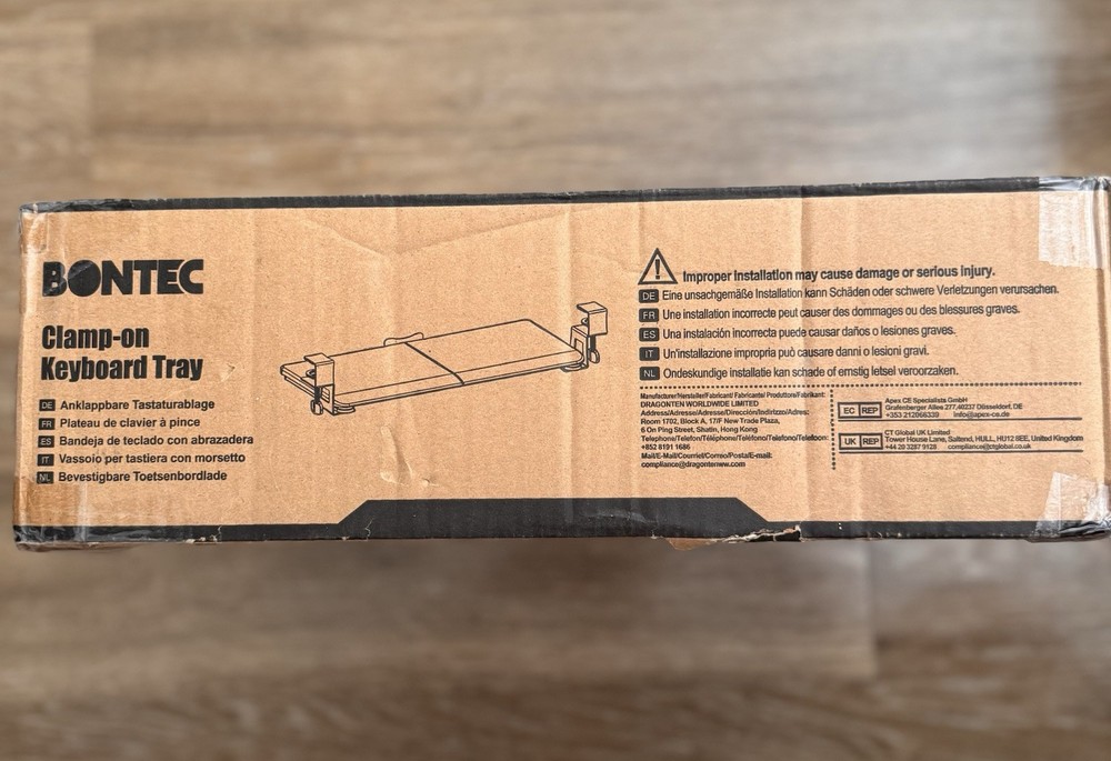 BONTEC KMT01 Under Desk Keyboard Tray