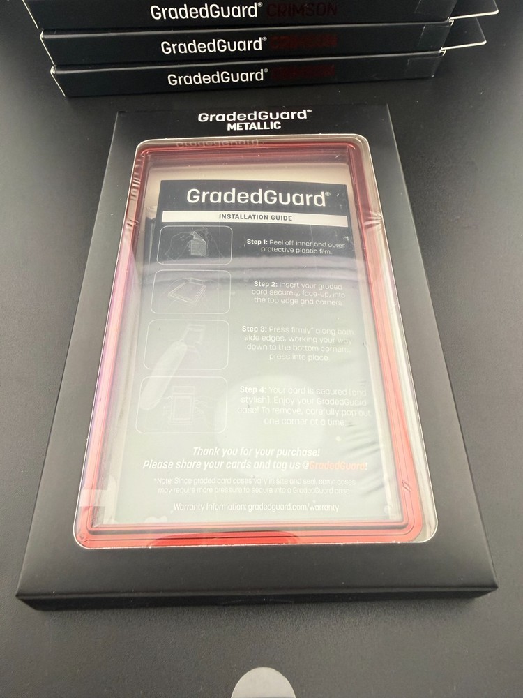 Crimson Metallic GradedGuard PSA