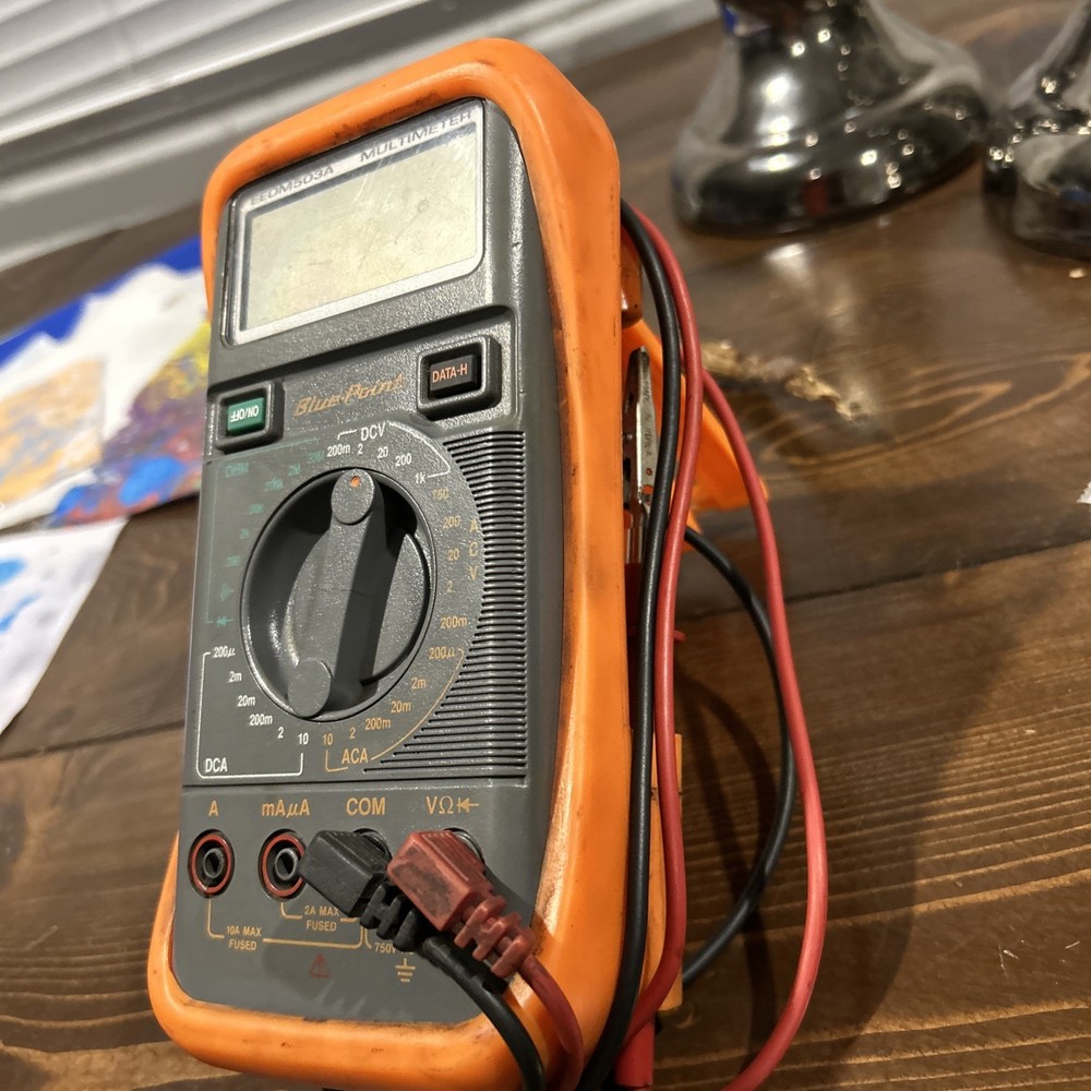 Snap-on Blue Point Manual Ranging Multi-Meter - EEDM503A! (WMP013170)