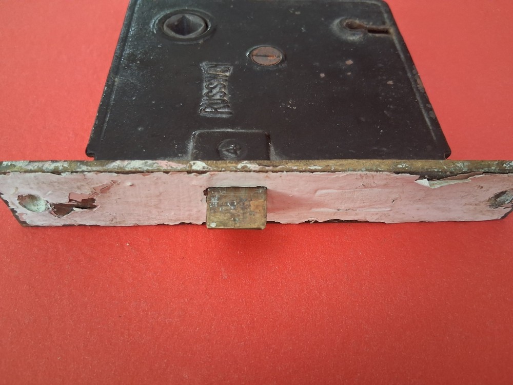 Russwin Antique Mortise Lock, No Keys