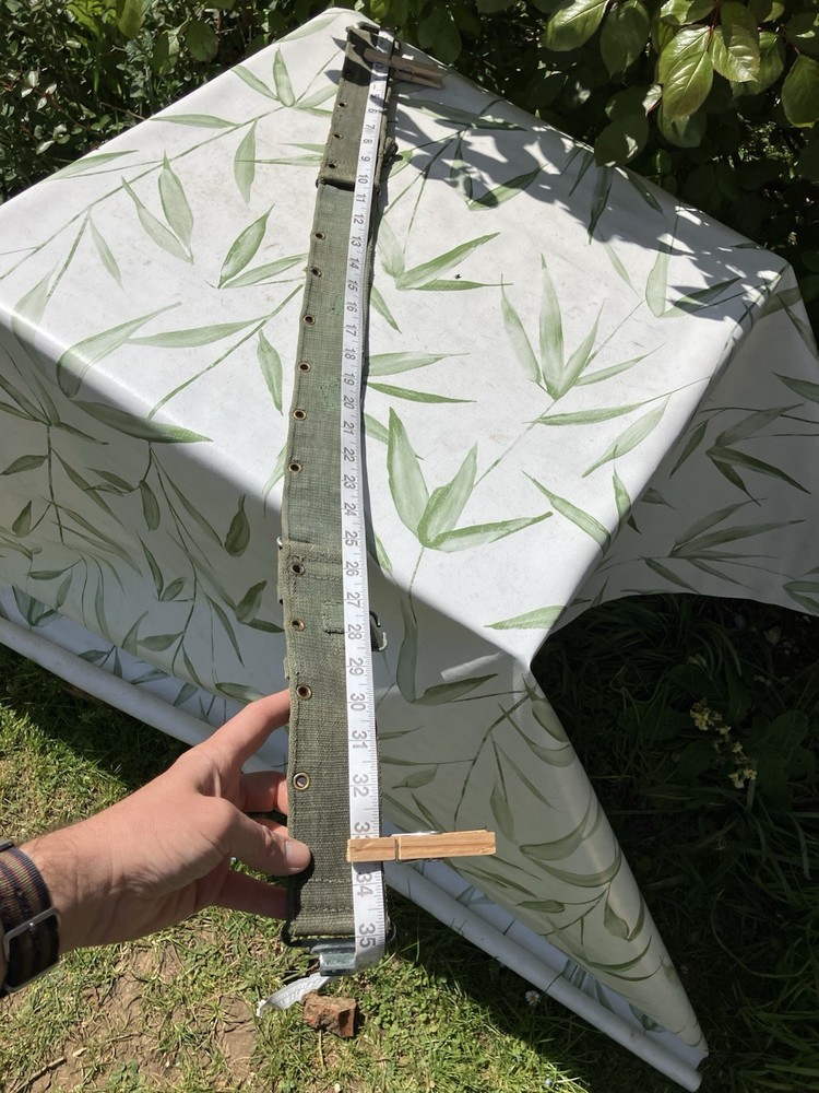 British Army WW2 44 Pattern Belt Driver’s or Stable Small 35” Max Jungle Webbing