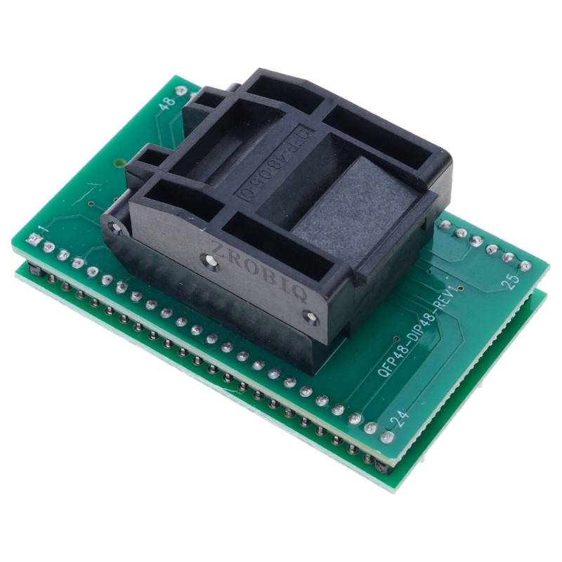 QFP48 to DIP48 Programmer Converter Socket for Testing and Programming