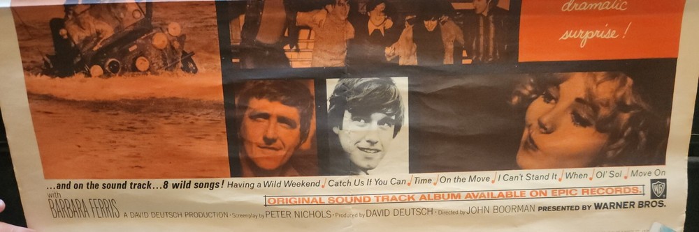 Dave Clark 5 - Original Poster From Having a Wild Weekend
