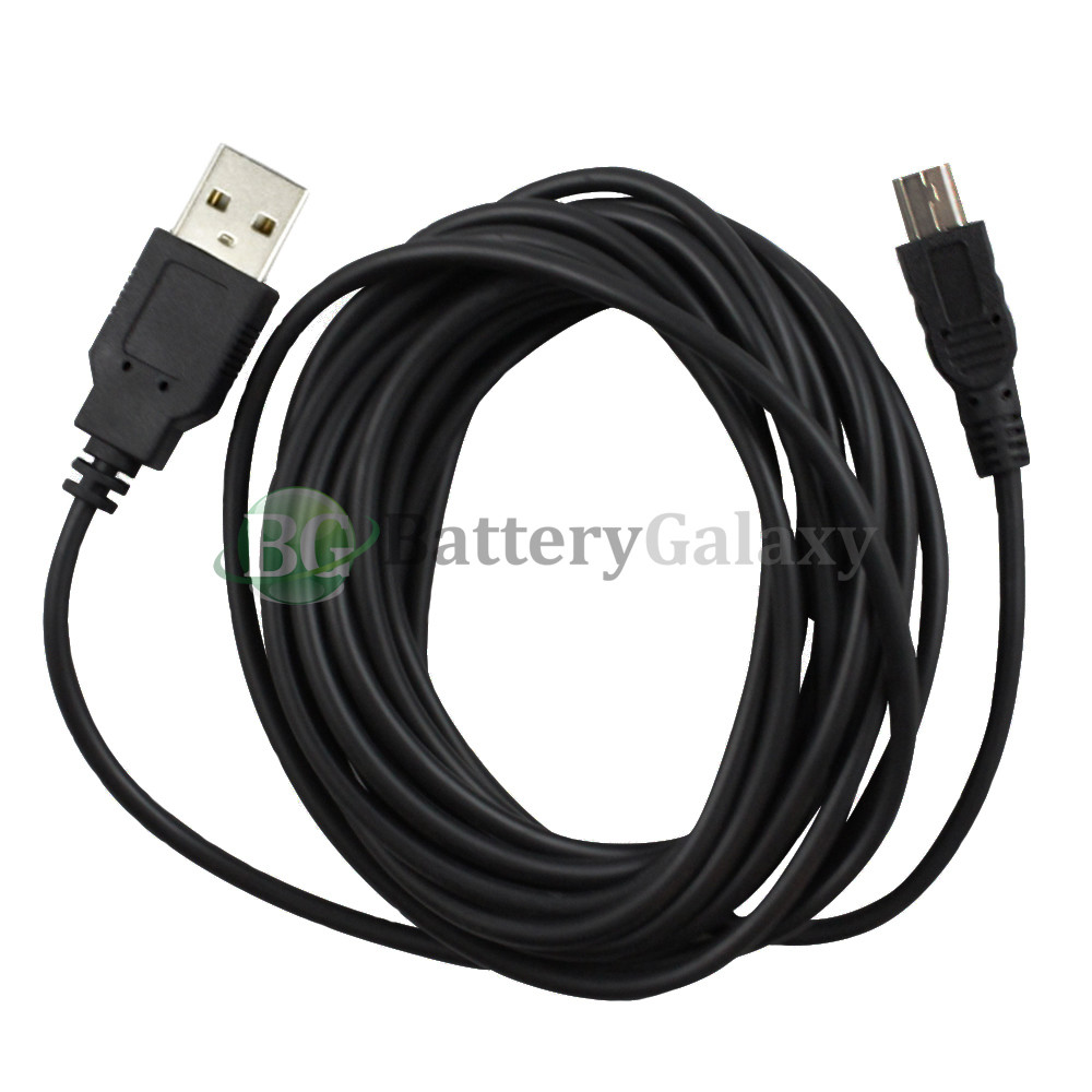 3/6/10ft Mini USB Data Sync Charger Charging Cable Cord SatNavs, Dash Cam Lot