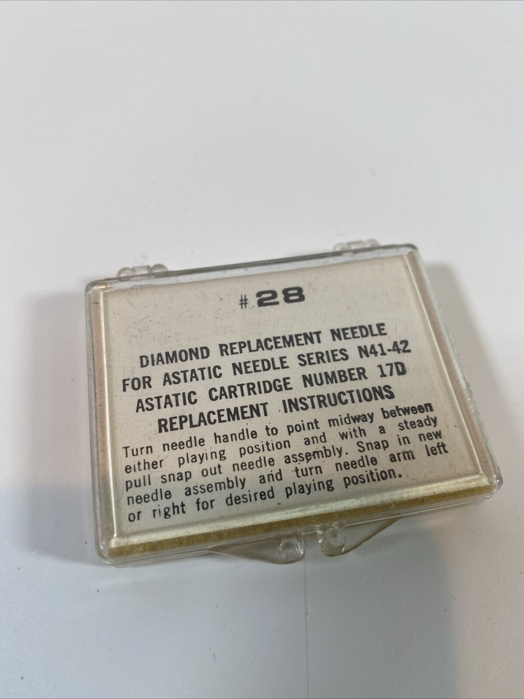 Transcriber Sapphire Needle SS-28 Astatic N41-42