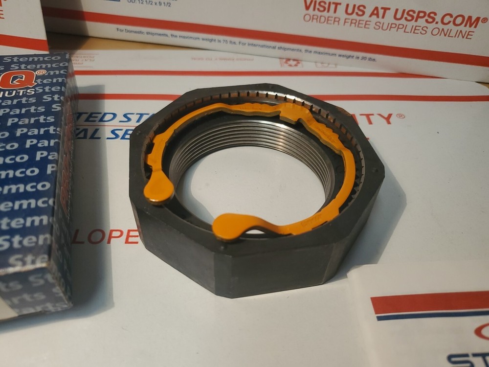 STEMCO 449-4974 Pro-Torq Axle Spindle Nut 2-5/8-12 Thread, 3-3/4" 8 Point Socket
