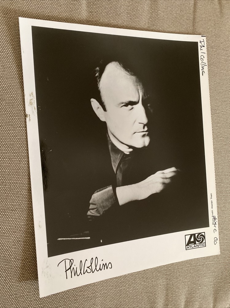 Phil Collins Press Photo 8x10”. See Description.