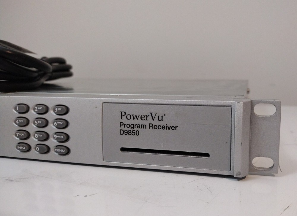Cisco Scientific Atlanta D9850 PowerVu Program Reciever / Video Decoder USED