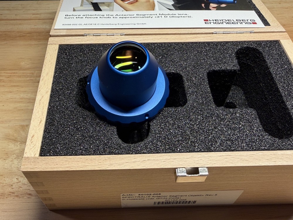 Heidelberg Spectralis Segment Objectiv Anterior Module Lens Rev 5
