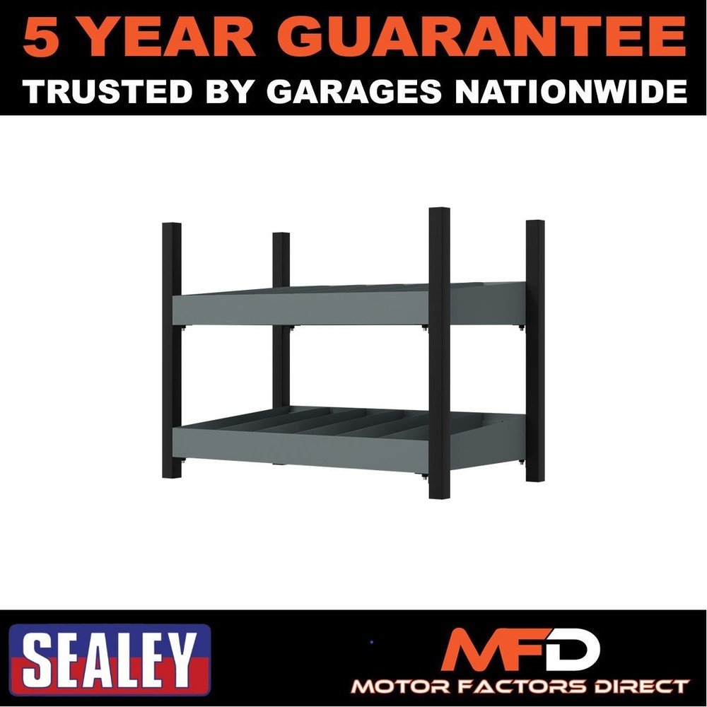 Sealey Modular Storage Mid Unit 2 Compartment Shelve 580mm APMRM4