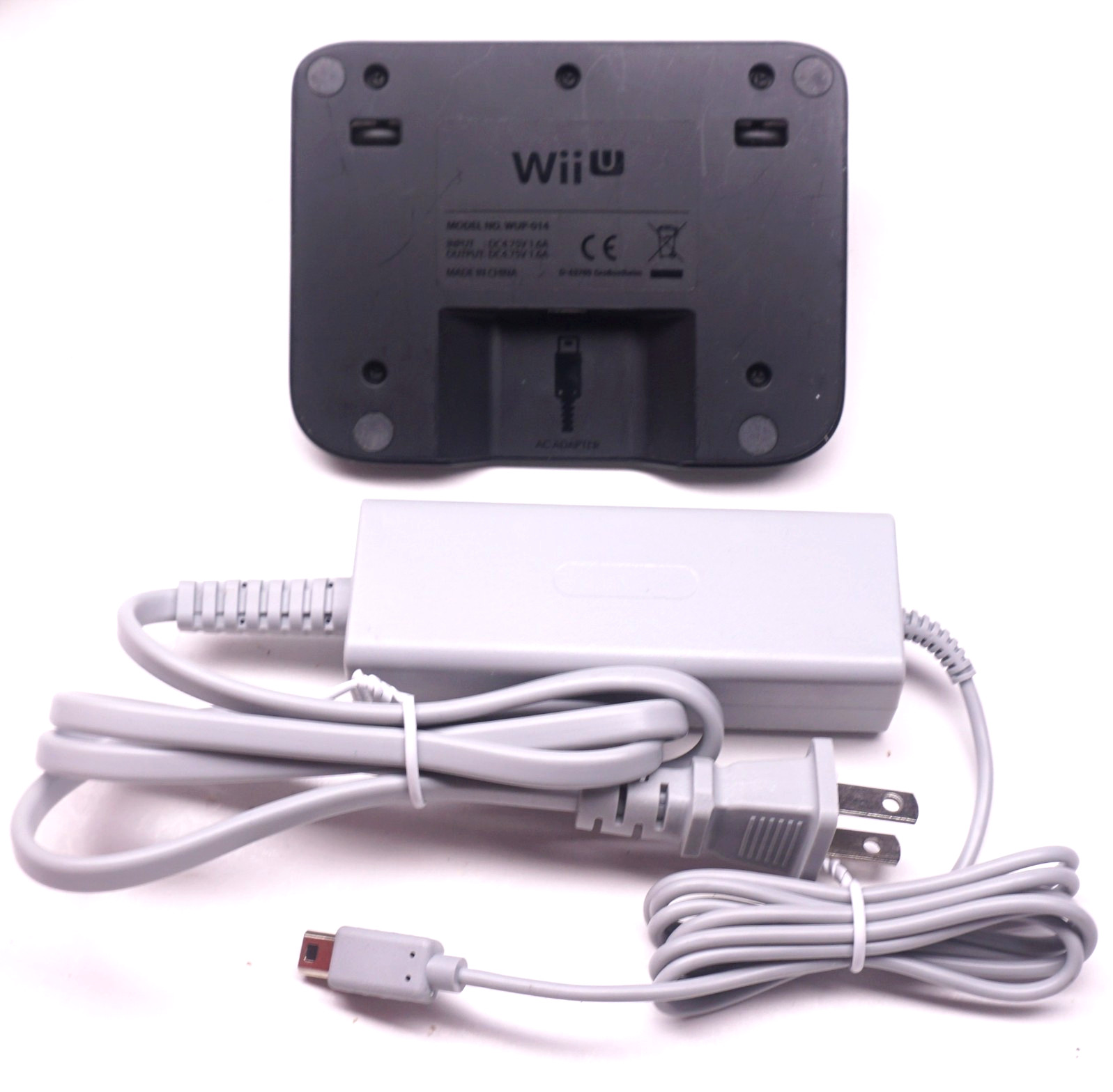 Nintendo Wii U Gamepad  OEM Charging Dock Stand + New AC Adapter Cable WUP-014