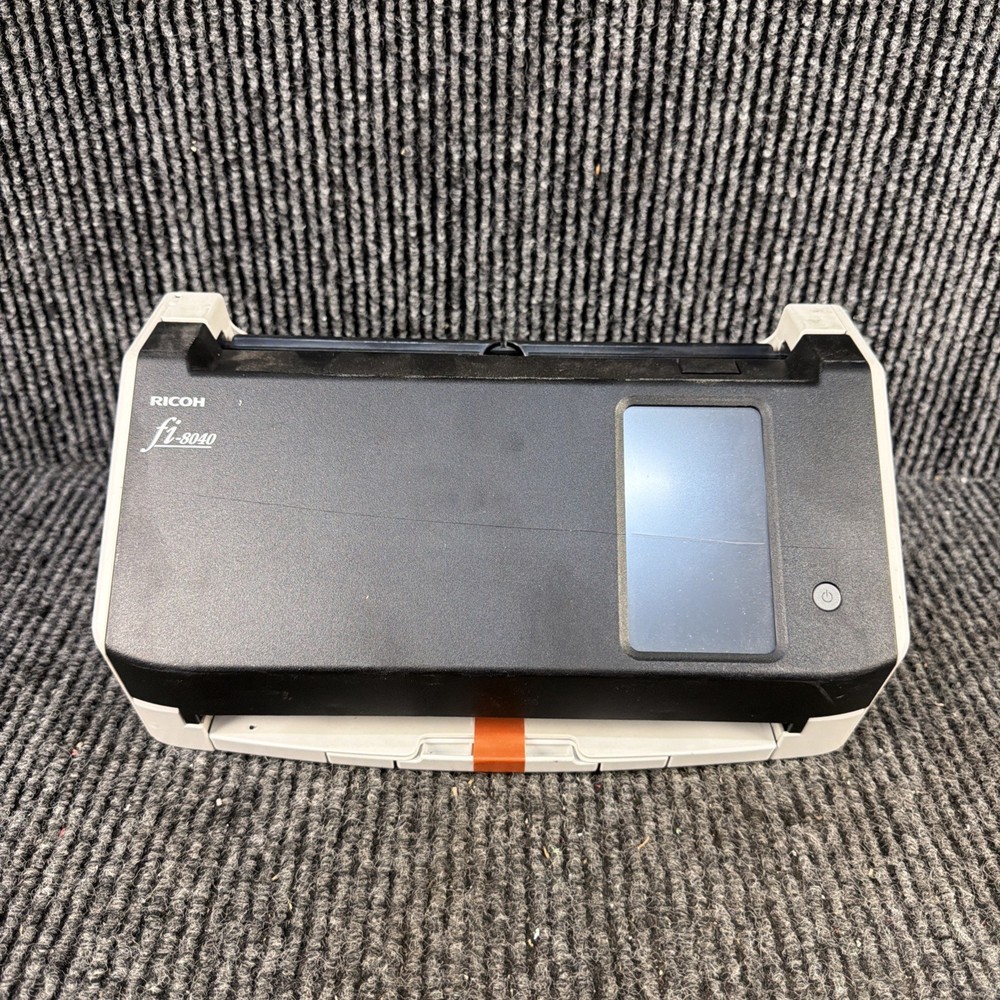 RICOH fi-8040 Office & Desktop Document, Receipt, ID Card Scanner UNTESTED READ