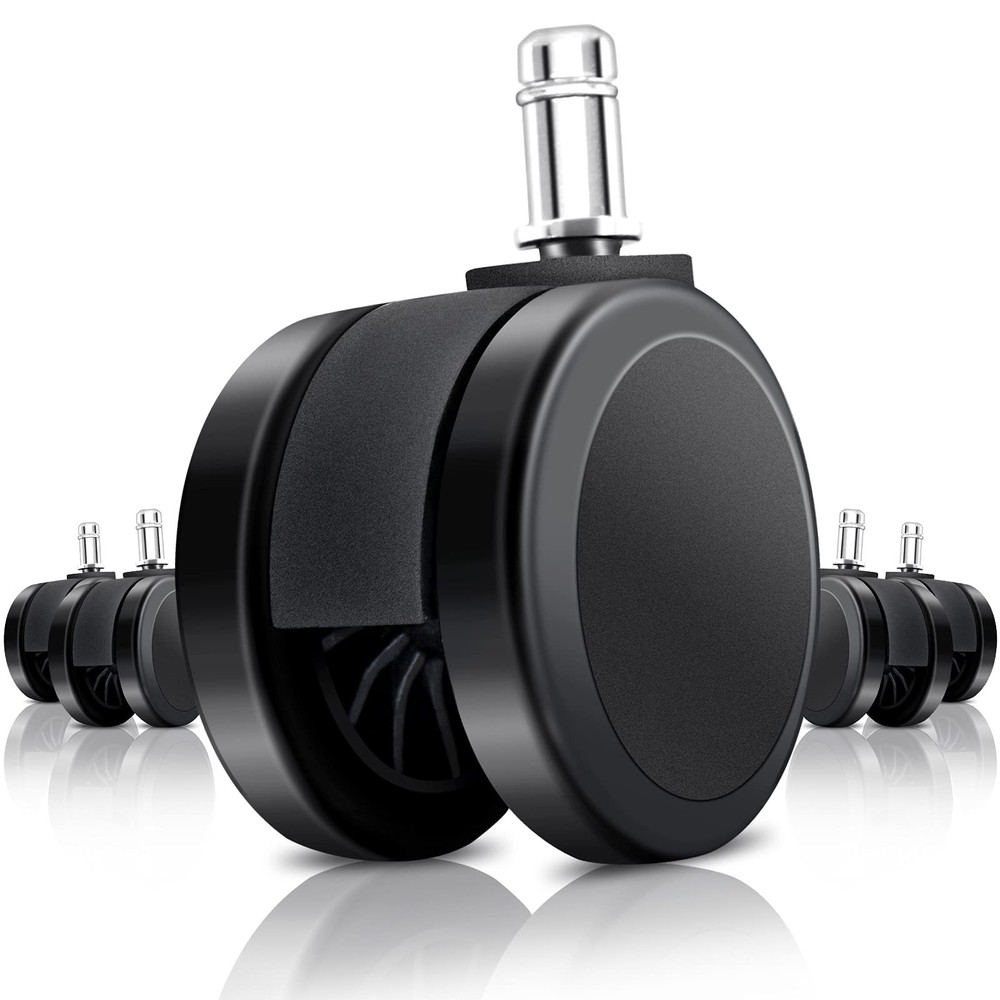 Replacement Office Chair Wheels, Caster Desk Rolling black