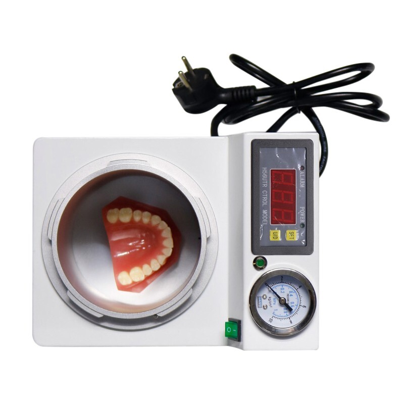 Dental Lab Automatic Polymerizer Portable Curing Pressure Pot Digital Display US