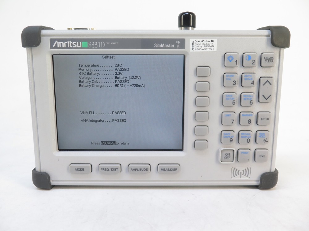 Anritsu S331D Site Master Cable & Antenna Analyzer SiteMaster S331 Option 3