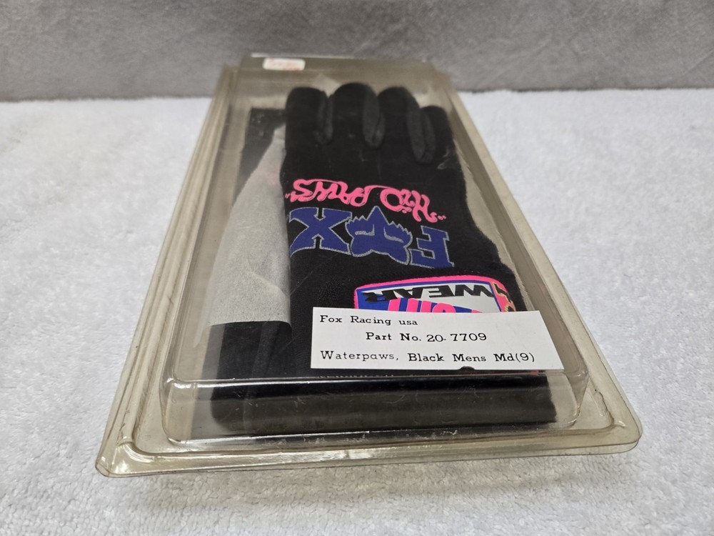 Fox H2O Paws Black Medium Moto X Fox 1990's