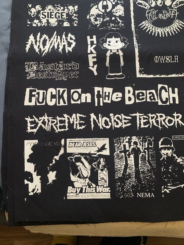 Crust Punk Patches Sheet