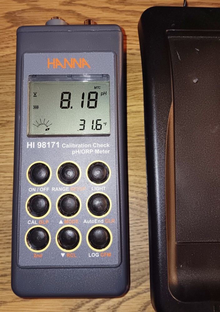 Hanna HI 98171 Calibration Check pH/ORP Meter