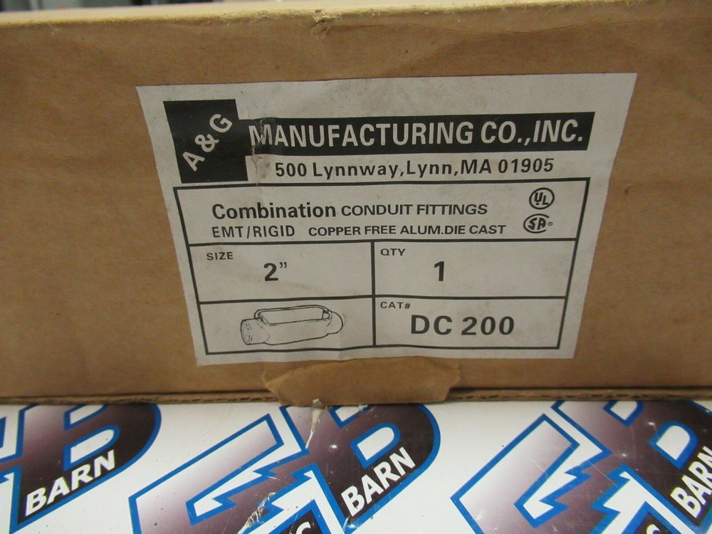 A&G DC200 2" Combination Threaded Set Screw Conduit Body Type C (1) - NEW