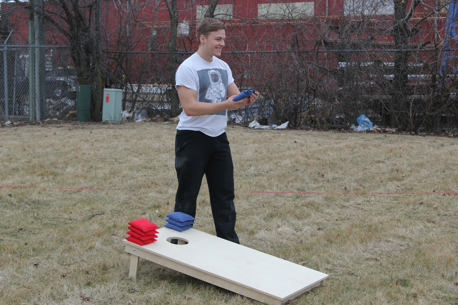 UNFINISHED CORNHOLE BOARDS BEANBAG TOSS GAME SET w "pick your colors" bags