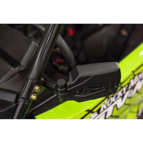 Pivot Folding UTV Mirror Kit w/A-pillar Mounts Compatible with Textron