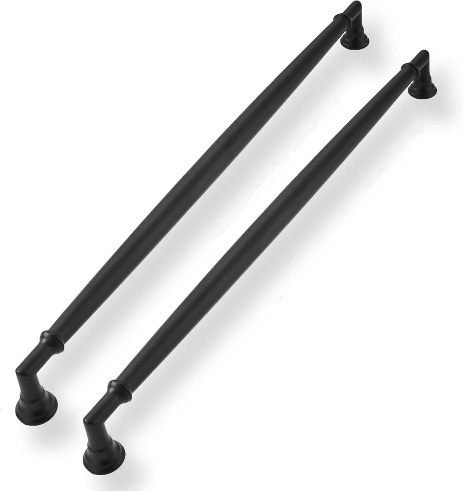 10 Pack Matte Black 10" Heavy Duty Cabinet Pulls for Stylish Drawers